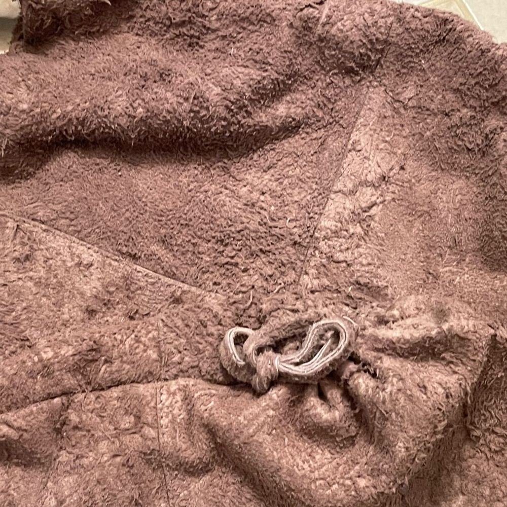 Latico Raw Suede Cowgirl Brown Hobo Bag - Picture 4 of 6